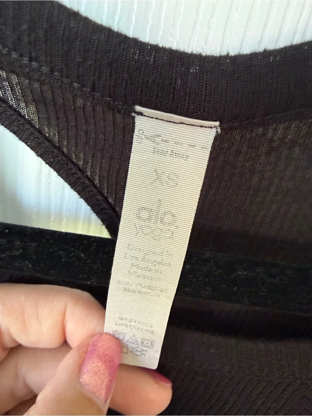 ALO Yoga Black Tank XS